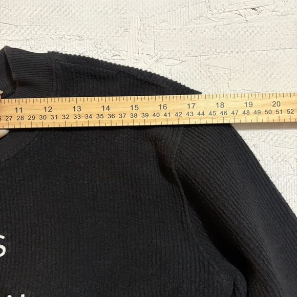 Boat House Apparel WORLD TRAVELER RIBBED PULLOVER Black Small - Picture 8 of 9